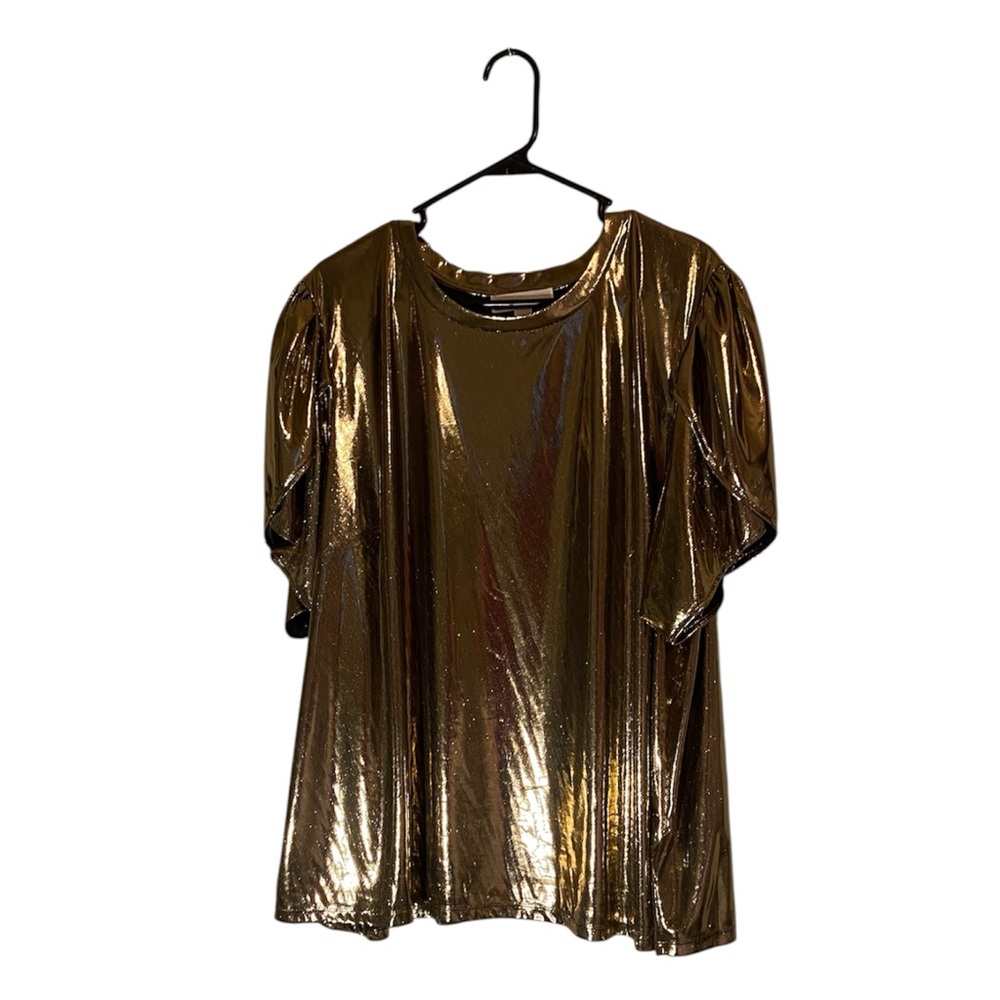 Michael Kors Shimmering Gold Blouse